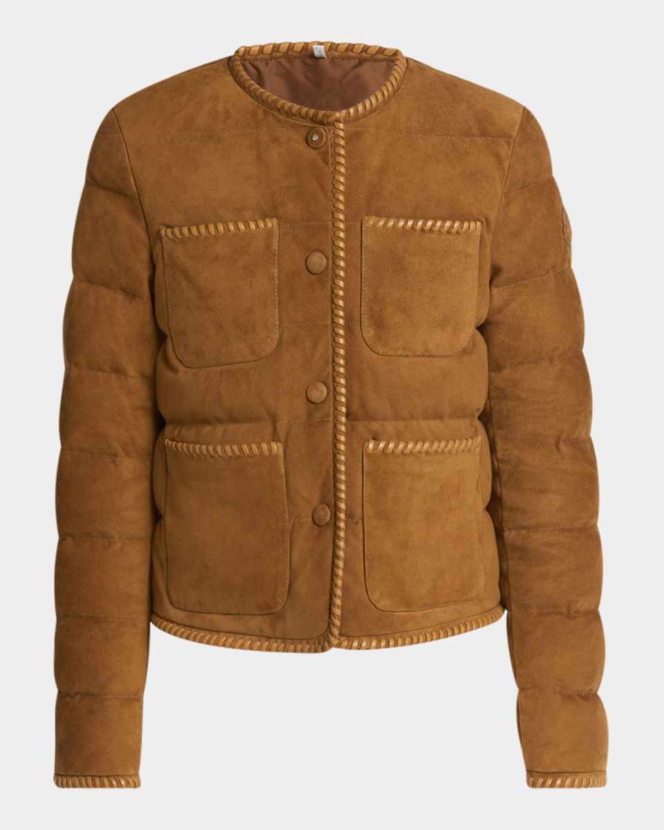 Lassay Quilted Suede Jacket